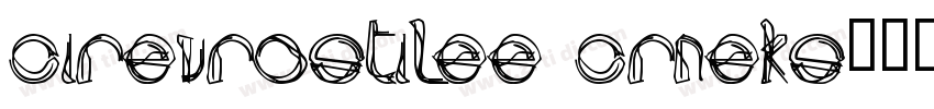 cirEVROSTILEe CrnEks字体转换